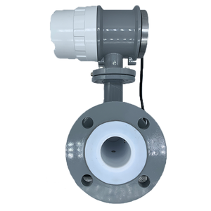 Débitmètre électromagnétique d'usine DN15-DN300 le débitmètre magnétique industriel de résistance acide pour le réseau municipal de tuyau - Product Image 1