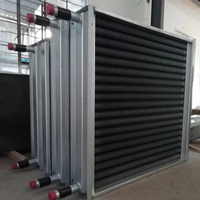 Échangeur de chaleur industriel de convecteur de vapeur de bobine de tube à ailettes d'acier inoxydable avec la pompe pour le dessiccateur