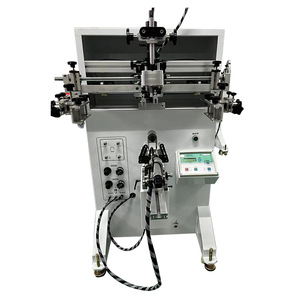 Máy in màn hình cong bán tự động 300 thích hợp cho chai nhựa Tròn cốc giấy cốc nước ép cốc sữa in nhiều cách sử dụng - Product Image 1