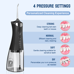 Encimera ergonómica, hilo dental de agua para niños, limpieza de dientes, <span class=keywords><strong>irrigador</strong></span> Dental inalámbrico, hilo dental de agua, hilo dental - Product Image 3