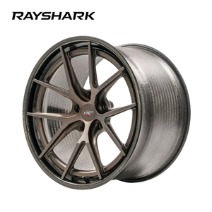 ล้อคาร์บอนไฟเบอร์ RS Custom แบบ 2 ชิ้น น้ำหนักเบา ผลิตด้วยวิธีฟอร์จ ขนาด 5x112 5x120.65 5x130 ขนาด 20 นิ้ว สำหรับ C8 R8 - Product Image 3