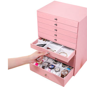 Jewelry Blue Luxury Jewelry Box Jewelry Packaging Gift Display Box Ring Bracelet Pendant DHL Cover Custom FEDEX SEA Bead Logo