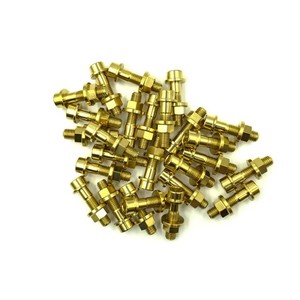 Boulon à bride hexagonale en laiton, grade 8.8, finition brillante, filetage UNC avec 2 écrous pour quincaillerie de meubles TITANFIX Chine - Product Image 5