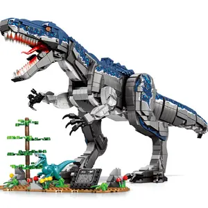 Sembo dinozor dünya Velociraptor Boy çocuk yapı taşları oyuncak hediye montaj eğlenceli süs