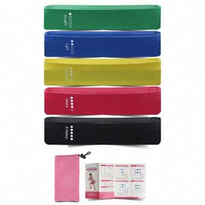 Mini Bandas de Resistencia Elásticas de Látex Natural de 5 Piezas, Color Rosa, Duraderas, Portátiles, para Ejercicio en Casa, Yoga, Gimnasio, Bajo MOQ de Fábrica - Product Image 3