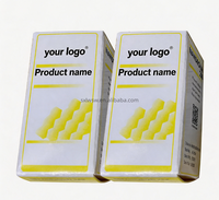 Boîtes en carton blanc pliables écologiques personnalisées avec logo pour l'emballage de cosmétiques, de soins de la peau et d'extraits végétaux