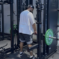 Machine Smith multifonctionnelle à charges réglables pour salle de sport, équipement de fitness professionnel, vente en gros directe usine avec contrepoids