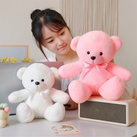Ours en peluche avec nœud papillon 20 cm, ours en peluche doux, jouets en peluche, cadeaux pour enfants