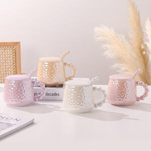 Tazas de té de cerámica de gres de estilo bonito personalizadas para eventos, personalizadas para agua fría y caliente, uso ecológico en el hogar y la Oficina - Product Image 2