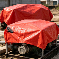 Usine vendant 100Gsm bâche de bâche de PE imperméable pour la couverture extérieure de camion de couverture