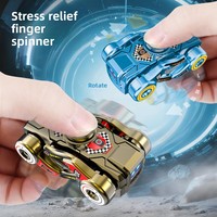 Robot Perro Transformable Mecánico Creativo Dos en Uno, Fidget Spinner Giratorio, Juguete Educativo Sensorial para Aliviar el Estrés para Adultos