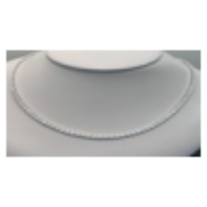 OEM Manufacturer Wholesales Luxury 925 Sterling <b>Silver</b> <b>Tennis</b> <b>Necklace</b> Purple Rhodium Plated for Unisex Wedding & Engagement - Product Image 1