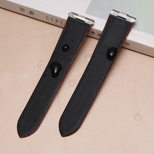 Cinturini per Orologi a Sgancio Rapido in <span class=keywords><strong>Pelle</strong></span> di Coccodrillo, <span class=keywords><strong>Bracciale</strong></span> in <span class=keywords><strong>Pelle</strong></span> Bovina per Carter Santo-s 19MM 21MM - Product Image 6