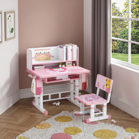 Ensemble de bureau et chaise d'étude en bois pour enfants pour la maison, le bureau ou le salon pour la détente et l'étude