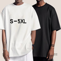 T-shirt unisexe de luxe en coton 100% de haute qualité, coupe ample, personnalisable avec logo imprimé, t-shirt oversize pour homme
