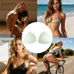 Inserti Premium per Reggiseno Bikini a Triangolo, Impermeabili, Traspiranti, <span class=keywords><strong>Push</strong></span>-<span class=keywords><strong>up</strong></span>, in Spugna Morbida, per Accessori Costumi da Bagno, Vendita all'Ingrosso - Product Image 2