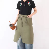 Celemek Chef Setengah Badan Custom, Celemek Server Setengah Badan untuk Sublimasi, Celemek Setengah Badan untuk Kebersihan