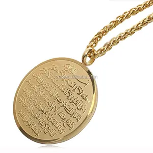 Factory Customized Muslim necklaces stainless steel multi colors and shapes