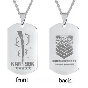 สร้อยคออะนิเมะสำหรับเด็กผู้หญิง, จี้เหล็กไทเทเนียม Ump45แฟชั่นฮาโลวีนของขวัญสำหรับผู้ชายผู้หญิงคอสเพลย์ - Product Image 3