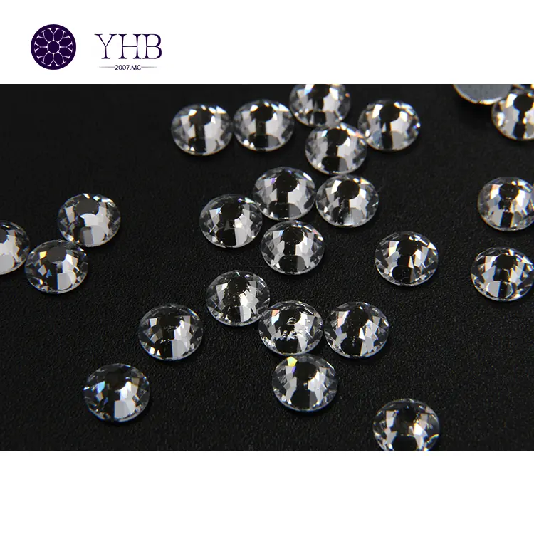 YHB Marque Strass Chaton Pierres de Verre En Cristal Strass En Gros