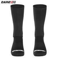 Darevie Fabricant Aero Chaussettes De Cyclisme Hommes Séchage Rapide Respirant Compression Blanc Noir Calcetines Aero Bici