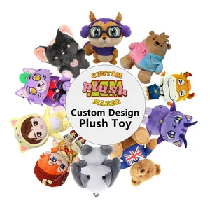 Peluche personalizado Perros Juguetes Relleno Animales Juguetes para mascotas Mayoristas Suave Bebé Anime personalizado muñecos de peluche Juguetes de peluche personalizados