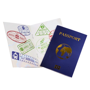 Logo personalizzato carta <span class=keywords><strong>gioco</strong></span> passaporto libro di stampa oggetti di scena giocattolo libro passaporto per bambini per <span class=keywords><strong>il</strong></span> divertimento <span class=keywords><strong>dei</strong></span> bambini - Product Image 5