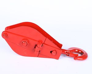 Katrol Kawat Baja Paduan Aluminium Beban Berat Double Sheave 2 Ton <span class=keywords><strong>SWL</strong></span> Bermotor untuk Konstruksi & Penggunaan Pertanian - Product Image 5