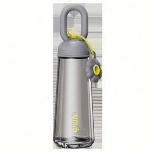 Petals-Shaped Reusable Water Bottlefood Safe <b>Plastic</b> Drinkwarehigh-Value Portable Car Cupstraw Adults Outdoor Useunbreakable - Product Image 6