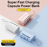 Batterie externe mini 10000 mAh avec charge rapide 20W PD22.5W, entrée Type-C, chargeur rapide 2-en-1, personnalisable en usine