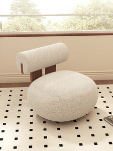 โซฟา<span class=keywords><strong>ไม้</strong></span>สไตล์ครีมทันสมัยหุ้มกำมะหยี่<span class=keywords><strong>ลาย</strong></span>ขนแกะ ดีไซน์เรียบง่ายสำหรับห้องนั่งเล่นหรือห้องนอนในอพาร์ทเมนต์ขนาดเล็ก - Product Image 3