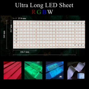 แผ่นไฟ LED RGBW SMD2835 รุ่นใหม่ ความยาวพิเศษ ยืดหยุ่นได้ ความสว่างสูง 10000 มม. สำหรับใช้ในโรงแรม พร้อมวัสดุโปร่งแสง BG-2103-2824 - Product Image 3