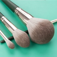 Ensemble de pinceaux de maquillage professionnels 14 pièces, poils synthétiques doux pour le visage et les yeux, avec étui