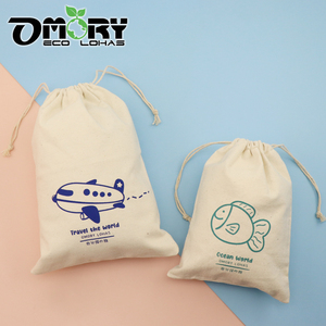 High Quality OMORY Small <b>Canvas</b> <b>Drawstring</b> <b>Bag</b> Cotton Material Machine Washable Pouch for Camping Travel Storage - Product Image 3