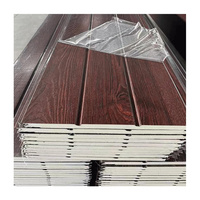 Panneau sandwich FRP à âme en mousse PU pour chambre froide 70mm 80mm 100mm, isolation légère pour usage hôtelier
