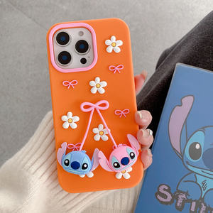 Nouvelle Arrivée – Coque de Téléphone Portable en Silicone Souple 3D Stitch Mignonne pour <span class=keywords><strong>iPhone</strong></span> 17 16 15 14 <span class=keywords><strong>13</strong></span> <span class=keywords><strong>Pro</strong></span> <span class=keywords><strong>Max</strong></span> – Accessoire de Protection Arrière Dessin Animé - Product Image 5
