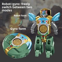Spinner de Dedo Transformable en Robot, de Plástico, con Diseño Atractivo, Juguete de Moda con Doble Forma de Transformación