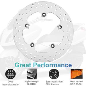 Fabbrica 267mm disco freno a disco moto per <span class=keywords><strong>Yamaha</strong></span> X Max 125 X-Max 400 Xmax <span class=keywords><strong>250</strong></span> maestà 400 FZ8 Fazer YP400 Disque De Frein - Product Image 4