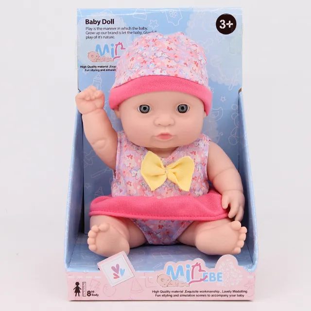 Factory Direct Supply Good Price Popular design 8 Inch Vinyl Plastic cute Baby doll