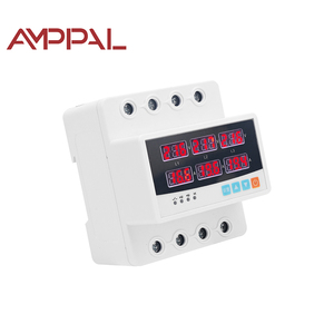 Tuya WiFi 63Aメータリングスイッチ保護リレー電圧スタビライザー3P + N三相6ディスプレイAC過電圧過電圧 - Product Image 5