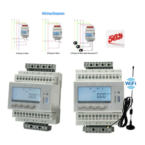 Đa chức năng <span class=keywords><strong>Meter</strong></span> IOT năng lượng không dây <span class=keywords><strong>Meter</strong></span> với <span class=keywords><strong>LCD</strong></span> hiển thị ba giai đoạn Wifi <span class=keywords><strong>Meter</strong></span> Din Rail thời gian thực giám sát <span class=keywords><strong>Meter</strong></span> - Product Image 1