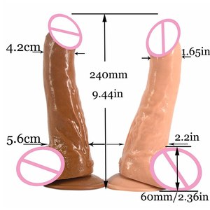 סופר גדול רצועה על PVC דילדו פין נקבה <span class=keywords><strong>Pussy</strong></span> נרתיק זכר ערמונית אוננות דיק מכנסיים צעצועי מין לנשים גברים - Product Image 3