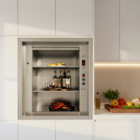 Ascenseur de cuisine pour restaurant, destiné au transport de plats, d'aliments et de vaisselle entre plusieurs étages