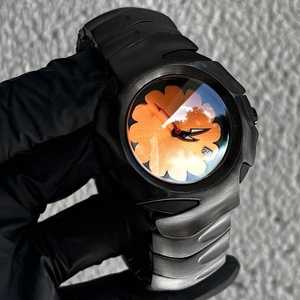 Nuovo Orologio da <span class=keywords><strong>Uomo</strong></span> al Quarzo Satinato dal Design Fantastico Y2K, a Forma di Lama Speciale, Creativo e di Personalità Retrò - Product Image 4