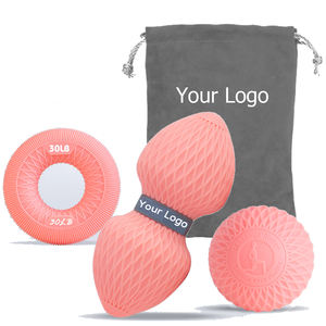 كرة الفول السوداني الشهيرة، أداة تمرين يدوية مرنة للتمدد واليوغا، خالية من السيليكون، مع شريط مرن مخصص، متينة للرياضة - Product Image 3