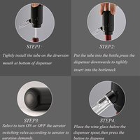 Carafe à vin électrique avec socle pour bar, fête, cuisine, désaérateur automatique de vin électrique rapide et distributeur