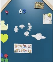 Tableau magnétique double face UCI Art Déco pour enfants, surface de dessin éducative pour la maison, cadeau d'anniversaire et pour la maison