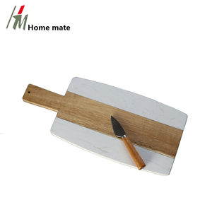 <span class=keywords><strong>Tabla</strong></span> <span class=keywords><strong>de</strong></span> <span class=keywords><strong>Cortar</strong></span> Rectangular <span class=keywords><strong>de</strong></span> Mármol Natural y <span class=keywords><strong>Madera</strong></span> <span class=keywords><strong>de</strong></span> 38x18cm, Decoración <span class=keywords><strong>para</strong></span> el Hogar, Nueva Llegada - Product Image 4