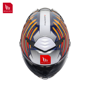 หมวกกันน็อค Cascos Para Moto MT Helmets Thunder4 แบบเต็มใบ  วัสดุ ABS  ลายกราฟิก  ระบบปลดเร็ว  ชิลด์ใส  ได้รับมาตรฐาน ECE - Product Image 4