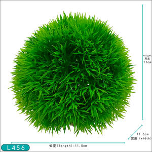Fournitures de réservoir de poissons décoration d'<span class=keywords><strong>aquarium</strong></span> boule d'herbe <span class=keywords><strong>aquarium</strong></span> simuler plante <span class=keywords><strong>aquarium</strong></span> poisson jouet paysage écologique - Product Image 5